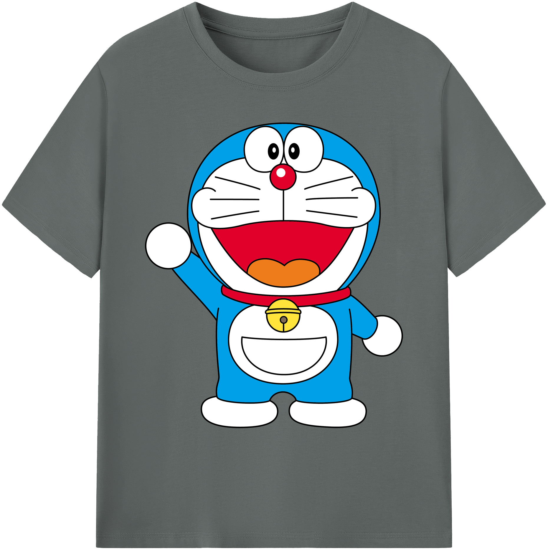 （画像用） ドラえもん Doraemon 綿100％ メンズ半袖Tシャツ｜肌触りやわらか＆通気性